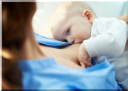 baby being breastfed