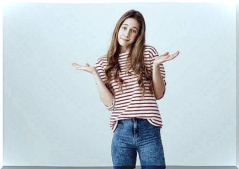 Teenager in striped t-shirt 