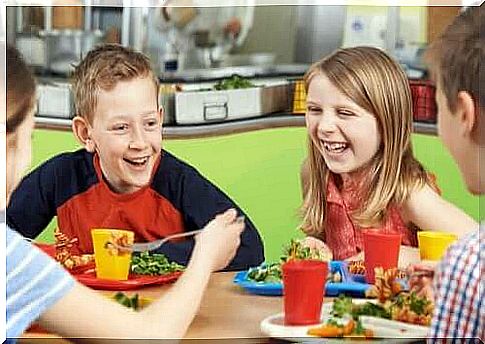 The canteen stands for healthy school food and education of eating habits